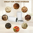 thumbnail image 6 of Uxcell 2Pcs Round Tea Canisters, 5" x 3" Airtight Metal Tea Containers for Loose Tea, Coffee Beans, Spices - Durable, Compact, and Stylish Storage Tea Tin (White), 6 of 7