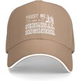 thumbnail image 2 of I'm Chemical Engineer Hat for Men Women Adjustable Sandwich Cap Black Trucker Hat Outdoors, 2 of 8