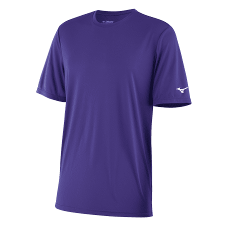 UPC: 0889961545573 | Mizuno Youth Short Sleeve Mizuno Nxt Tee Size Small Purple (6060)