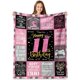 thumbnail image 1 of LHSHID Teenage Girls 11th Birthday Gifts Throw Blanket Happy 11th Birthday Decorations Blanket for Girls Birthday Gifts for 11 Year Old Girl Daughter Bestie Sister 40"x50", 1 of 7