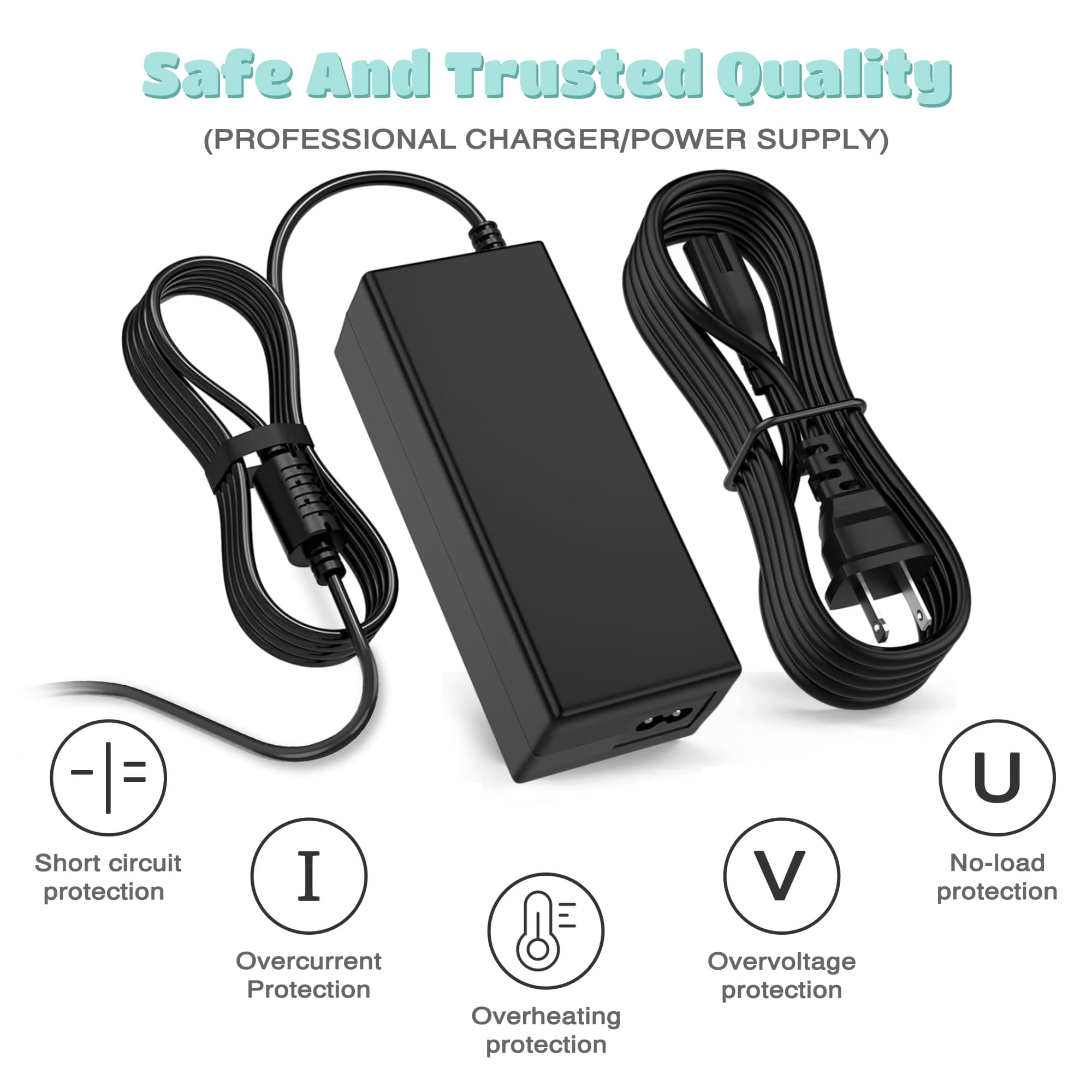 Yolmary AC/DC Adapter Charger Compatible with Anker Nebula Mars Lite Projector D2321 Power Supply