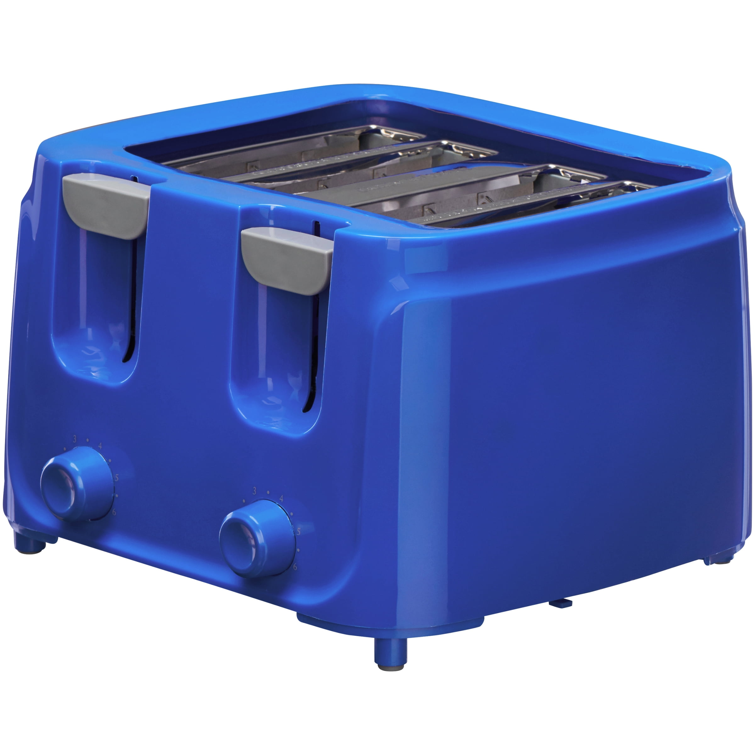 MainstaysTM 4 Slice 6 Adjustable Settings Toaster Glossy Cobalt MainstaysTM 4 Slice 6 Adjustable Settings Toaster Glossy Cobalt