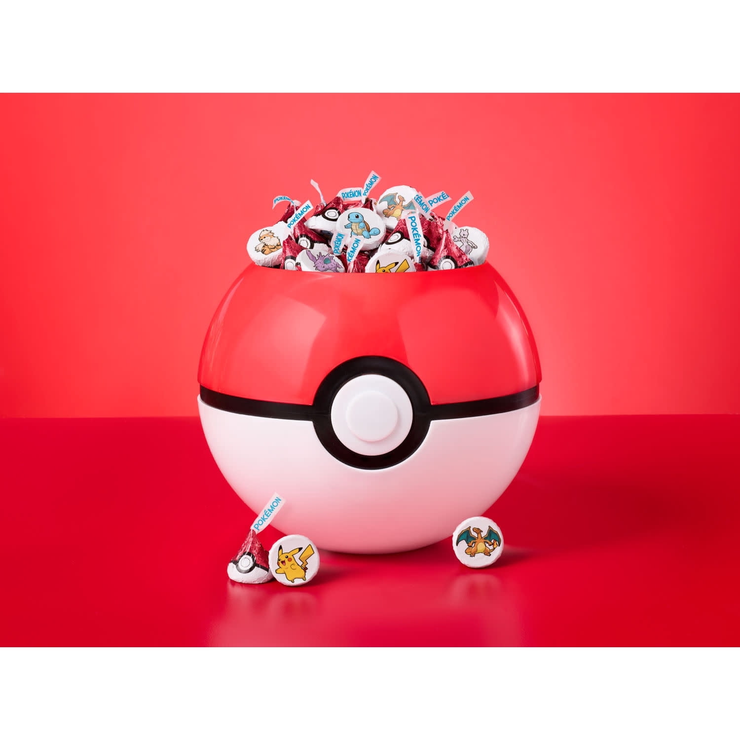 HERSHEY'S KISSES Pokemon Milk Chocolate Candy Share Pack 10.1 oz, Pack of 2 - Gotta Catch Em All - 151 Designs to collect
