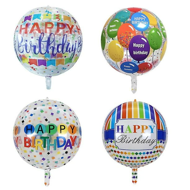 22 Inch Happy Birthday 4d Foil Balloons Belon Birthday Party
