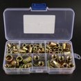thumbnail image 1 of Galvanized Rivet Nut,100Pcs Galvanized Carbon Steel Flat Head Rivet Nut Rivet Nut Kit User-Friendly Design, 1 of 8