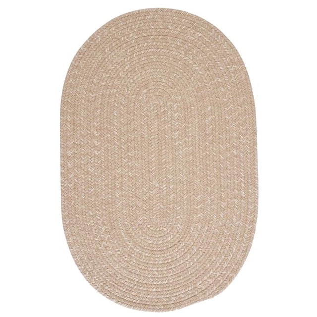 Colonial Mills TE99R024X108 2 x 9 ft. Tremont Braided Rug, Oatmeal