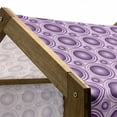 thumbnail image 5 of Mauve Pet House, Gradient and Geometric Circular Pattern with Inner Lines and Ring Balls Digital Graphic, Outdoor & Indoor Portable Dog Kennel with Pillow and Cover, 5 Sizes, Purple, by Ambesonne, 5 of 5