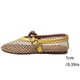 thumbnail image 7 of Xucatan Trendy Women's Open-Toe Fishnet Flats with Buckle Strap, Breathable Mesh Vintage Mary Janes with Padded Insole, Non-Slip Flexible Sole Lightweight Walking Shoes for Daily Spring Outfits Gift, 7 of 7
