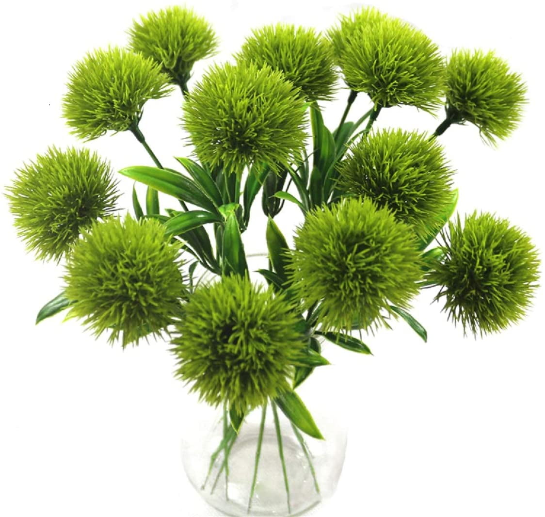 3pcs Artificial Dandelion Flower Real Touch Fake Plastic Plants Party Home Decor 
