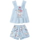 thumbnail image 3 of Cinnamoroll Conjunto de pijama de 2 piezas para mujer y niña, camiseta sin mangas y pantalones cortos, camisón de ocio, ropa de dormir, 3 of 5