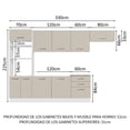 thumbnail image 3 of Cocina Integral Completa Modular Madesa Agata 330cm BC 02, 3 of 10