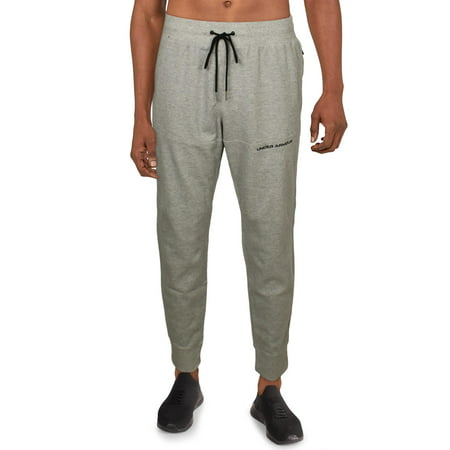 Under Armour Mens Fitness Workout Sweatpants Gray S