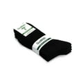 thumbnail image 3 of GoWith Cotton Black Diabetic Socks For Men | Seamless Thin Crew Socks | 4 Pairs | Model: 3039, 3 of 8