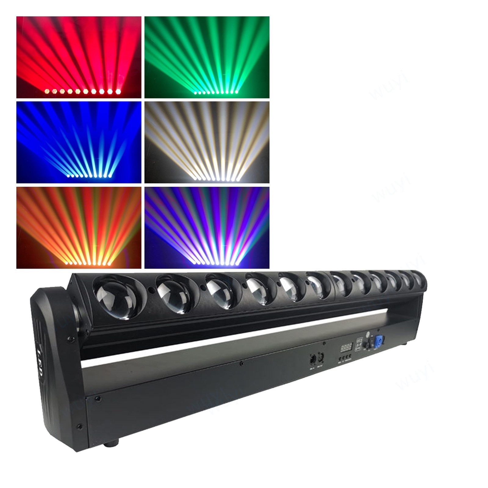 10X40W Colorful RGBW LED Beam Wall Washer Pixel Linear Moving Head Light For Stage Bar Disco KTV Theater