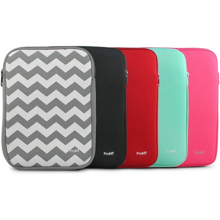 Inland Pro Sleeve for iPad and 7'' and 10" Tablets, (Assorted Colors)