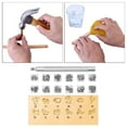 thumbnail image 4 of Rongfmy harilla Leather Craft Set, 12 Pieces Leather Tool with Leather Stamping Chinese, 4 of 9