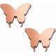 thumbnail image 1 of 2 unidades de colgantes de latón reutilizables con forma de mariposa para flores frescas cortadas (0,8 x 0,6 x 0,2 pulgadas). Mantienen el agua de las flores limpia y transparente., 1 of 9