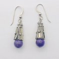 thumbnail image 2 of Sugilite Sterling Silver Drop Earrings | 1 1/2" Long | Purple | 1 Pair |, 2 of 11