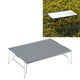 thumbnail image 5 of Mesa de picnic plegable para exteriores para barbacoa, ligera y duradera, de aluminio gris, mesa de camping portátil, 5 of 8