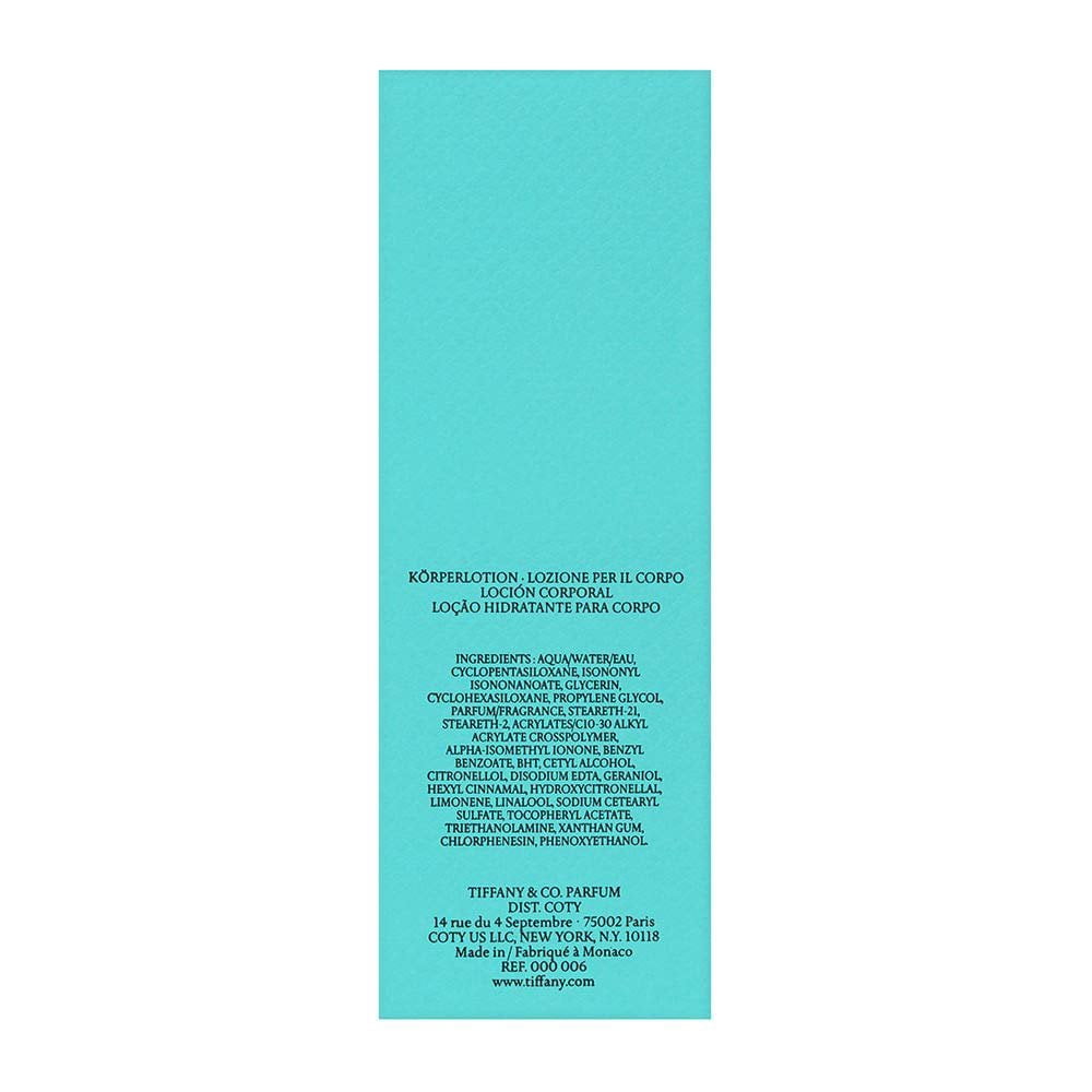 Tiffany Ladies Perfumed Body Lotion 6.7 oz Fragrances 3614222402152