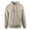 BEIGE, variant on Men's Heavyweight Fleece Active Casual Cotton Long Sleeve Full-Zip Hoodie, White M, 1 Pack