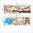 thumbnail image 5 of Un conjunto de pegatinas de pared monos elefante oso árbol flores Wall St, 5 of 5