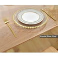 thumbnail image 5 of Rally Home Goods Indoor Outdoor Heavy Duty Premium Crystal Clear Vinyl Rectangular Tablecloth, Waterproof Wipeable Plastic Protector Cover for Tables 55 x 72 Inch, Seats 4 - 6, 5 of 7
