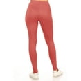 thumbnail image 3 of Women's Casual Stretch Workout Elastic Waist Band Solid Leggings Pants, 3 of 3