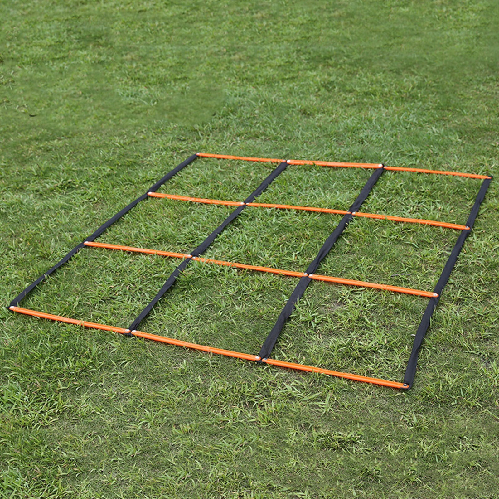 Adjustable Speed Agility Ladder with Rungs for Football Basketball Training, Portable Fitness Equipment Indoor Outdoor