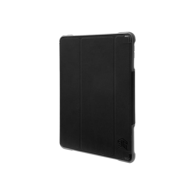 STM dux - Étui Rabattable pour Tablette - Polyuréthane, polycarbonate, Polyuréthane Thermoplastique (TPU) - Noir