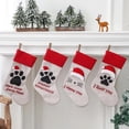 thumbnail image 4 of Bolsas grandes de regalo de Navidad, calcetines de decoración de chimenea, soporte para dulces de Año Nuevo, decoración de Navidad para el hogar, Navidad, 2022, 4 of 4