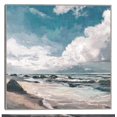 thumbnail image 1 of Cuadro Decorativo - Mar ondulante Jr Impresión en canvas, estrechado, 1 of 2