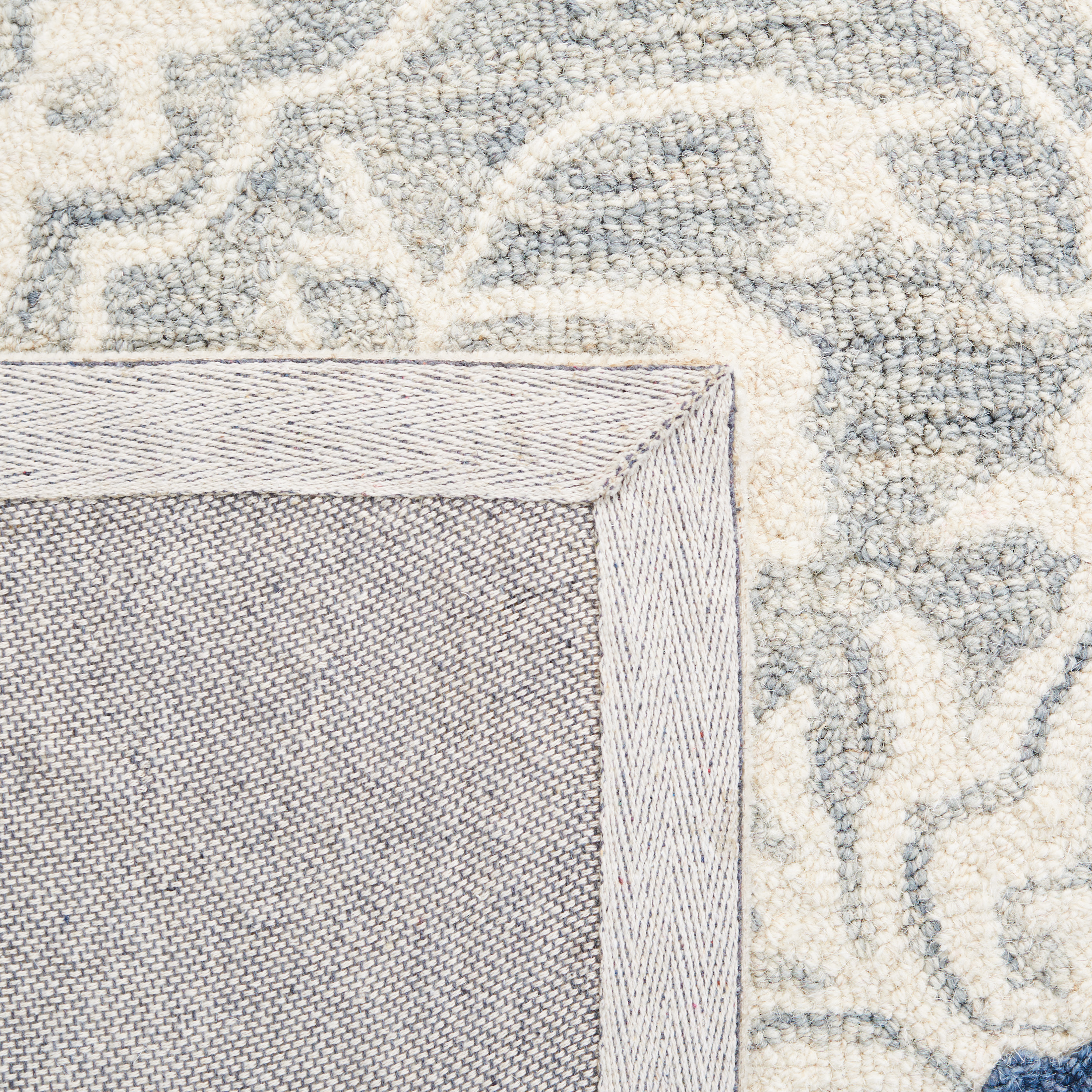 SAFAVIEH Roslyn Lalia Abstract Area Rug, Ivory/Blue, 6' x 9'