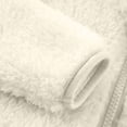 thumbnail image 5 of Mifsaly Boys Girls Fuzzy Fleece Jacket Full Zip Stand Collar Warm Winter Coat Kids Fall Winter Thermal Sherpa Outerwear with Pockets for School Outdoor, 5 of 9