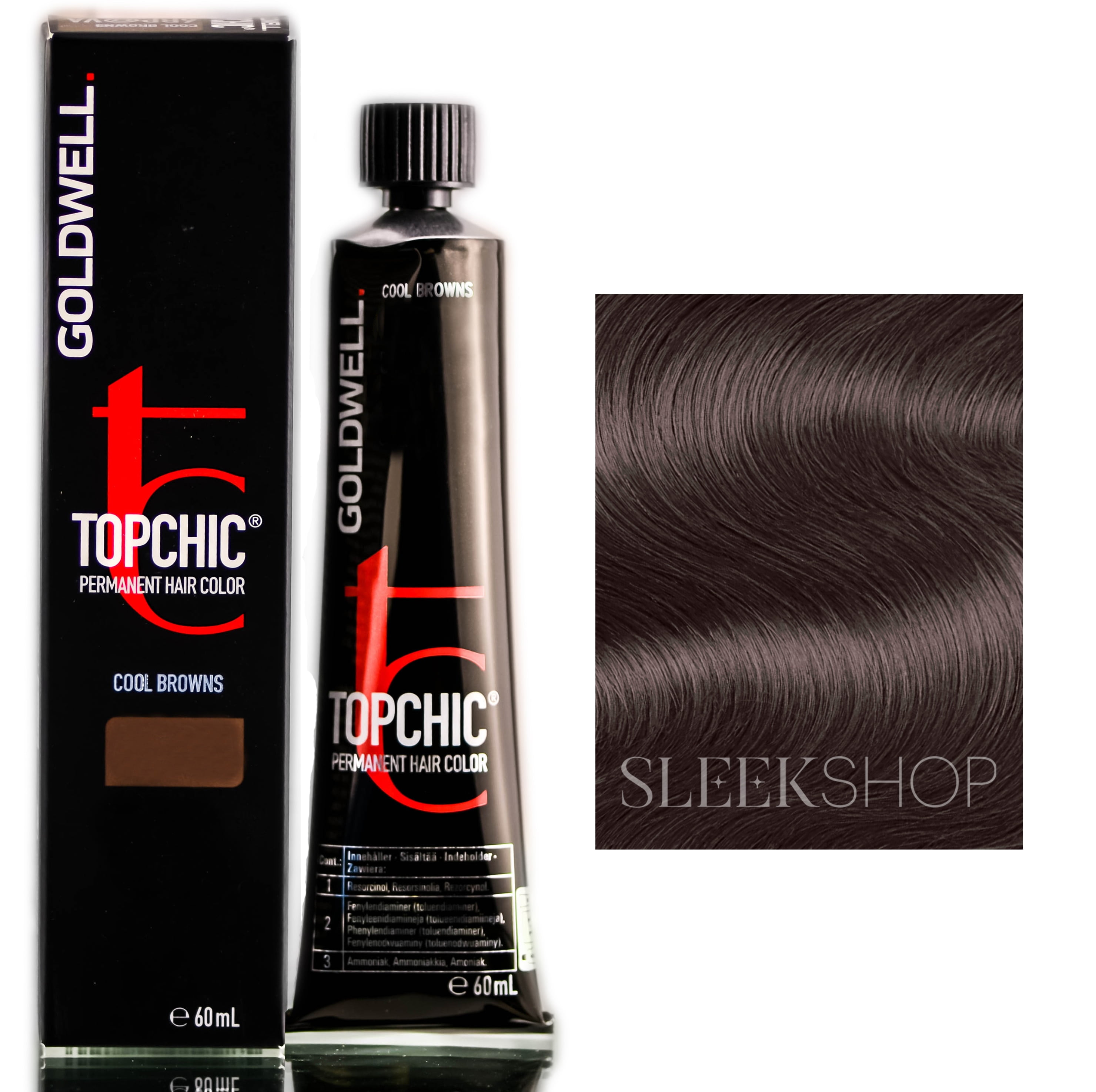 Goldwell - Goldwell Topchic Professional Hair Color Cool Browns - 7SB ...