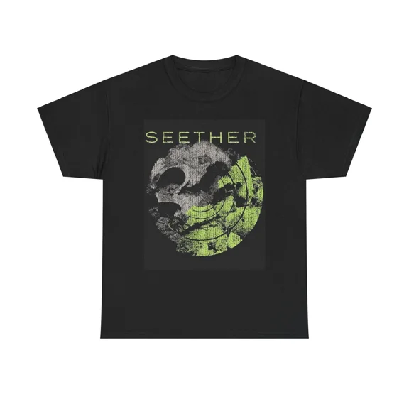 Seether Graphic T Shirt Rock Band Merch Unisex Heavy Cotton Tee J1006