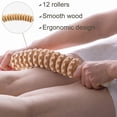 thumbnail image 4 of Rodillo de masaje Woodtherapy Cococar con 12 rodillos giratorios, 4 of 6