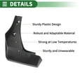 Unique Bargains Mud Flaps Splash Guards Mud Guards for Honda City GM6