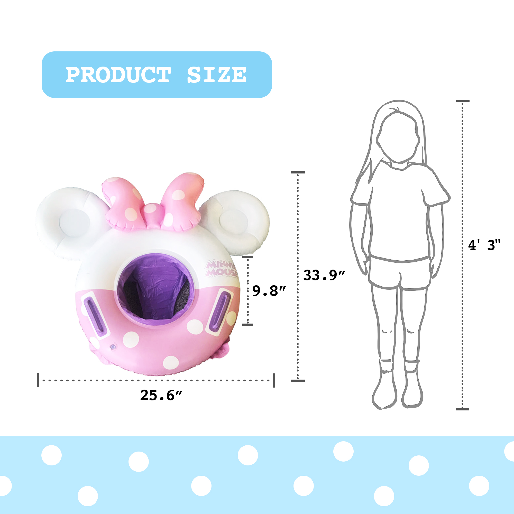 XinLe Baby Swimming Pool Floats for Kids Toddlers Girls Inflatable Pool Ring Float with Handles Aged 1-6 Years Summer Floaties Gift for Swimming Pool Accessories Pink