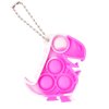 Comigeewa Dinosaur Keychain Release Stress Dimple Toy Pressure Reliever Board Controller Educational Toy