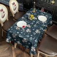 thumbnail image 6 of Pioneer Flower Floral Print Pattern Rectangle Tablecloth 60"x120",Waterproof Polyester Rectangle Table Cloth, Wipeable Spillproof Polyester Tablecloth for Dining, Camping, Indoor and Outdoor, 6 of 6