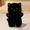 thumbnail image 4 of Black Cat Plush Realistic Cat Stuffed Animal Cute Animal Plush Birthday Christmas Gift for Girlfriend, 4 of 4