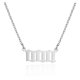 thumbnail image 1 of Fiudx Collar de Oro, Elegante Colgante de Aleación, Joyería Clásica para Parejas, Cadena Ajustable, Regal de Boda para Viajes, Accesorio de Moda para Mujer, Diseño Ligero, Incluye 1 Collar., 1 of 5