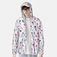 thumbnail image 3 of Picia Tulips Flowers Women's Men's UPF 50+ Sun Protection Hoodie Shirt Long Sleeve SPF Fishing Outdoor UV Hiking Lightweight Shirts-X-Large, 3 of 9