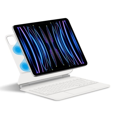 Magic Keyboard For iPad Pro 11 inch 4th 3rd 2nd 1st 2018 2020 2021 2022 For iPad Air 5th 4th Generation 10.9" Smart Keyboards Case Pro11 Cover Magnetic Backlight White