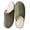 Dark Green, variant on Men's Slip-on Slippers Lightweight Memory Foam House Shoes with Anti-Skid Indoor Outdoor Sole
