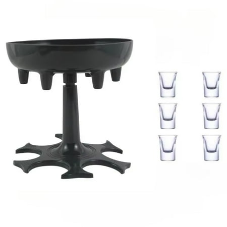 

Elegant Glass Wine Whisky Beer Dispenser Holder for Liquor Dispenser Drinking Games Tools Ideal for Christmas Party Shot Glass