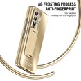 thumbnail image 2 of Allytech Galaxy Z Fold3 Case with Build-in Screen Protector, Stand Full Body Protective Bumper Anti-Scratch Camera Lens Protector Phone Case for Samsung Galaxy Z Fold3 - Gold, 2 of 7