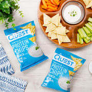 Quest Tortilla Style Protein Chips with 19g of Protein, Ranch Flavor, 1.1 Oz, Single