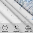 thumbnail image 3 of Summer Coastal Table Cloth Round 60 Inch Blue Ocean Coral Tablecloth Round Nautical Coastal Round Table Cloths Farmhouse Beach Theme Wallpaper Decoration for Home Kitchen Dining Room Party Picnic, 3 of 7